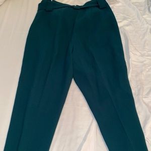 Express emerald green high waist Dress pants